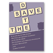 Love Letters - Raisin - Save the Date Magnet