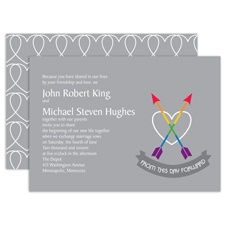 Rainbow Arrows - Invitation
