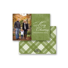 Country Appeal - Pine - Petite Photo Holiday Card