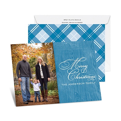Country Appeal - Mosaic - Petite Photo Holiday Card