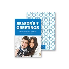 Mod Message - Malibu - Petite Photo Holiday Card