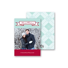 Banner Holiday - Petite Photo Holiday Card