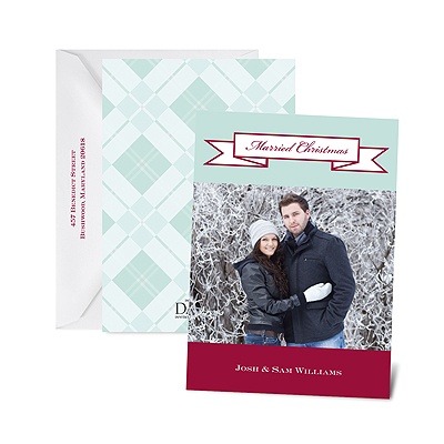 Banner Holiday - Petite Photo Holiday Card