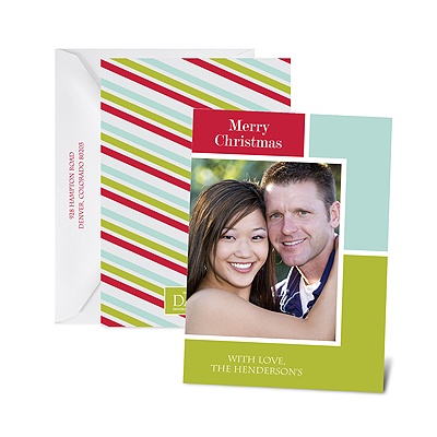 Color Elements - Petite Photo Holiday Card