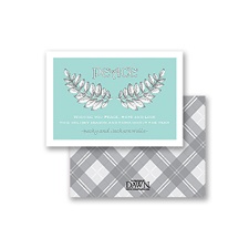 Peace Plaid - Petite Holiday Card