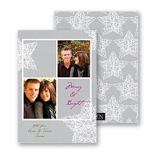 Sketched Stars - Photo Holiday Card