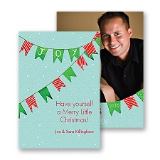 Joyful Banner - Photo Holiday Card