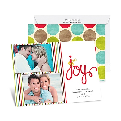 Joyful Bling - Photo Holiday Card