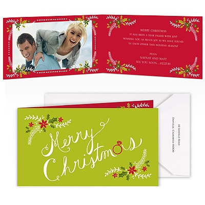 Merriest Moments - Granny Apple - Photo Holiday Card