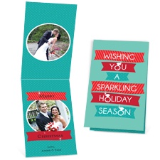 Sparkling Holiday - Photo Holiday Card