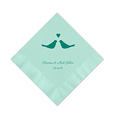 Aqua Cocktail Napkin