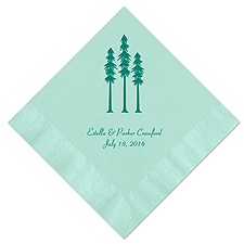 Aqua Dinner Napkin