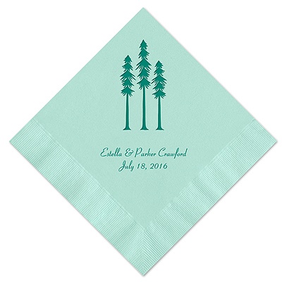 Aqua Dinner Napkin