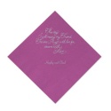 Amethyst Beverage Napkin