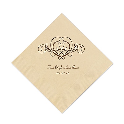 Taupe Cocktail Napkin