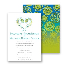 Peacock Love - Peacock - Invitation