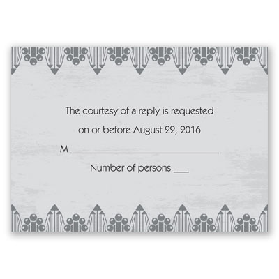 Grand Pillars - Response Card and Envelope