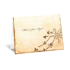 Antique Book - Note Card and Envelope