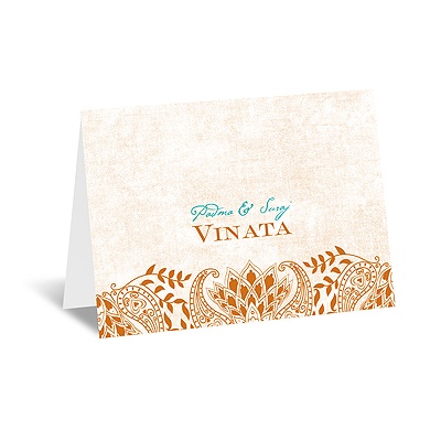 Feathered Flair - Peacock - Note Card and Envelope