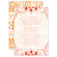 Feathered Flair - Tango - Invitation