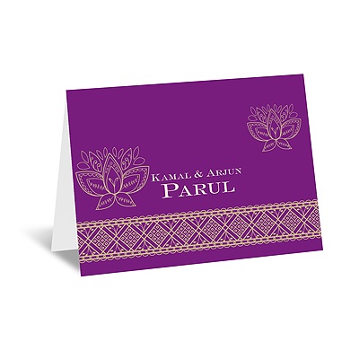 Lotus Dream - Amethyst - Note Card and Envelope