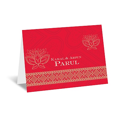 Lotus Dream - Cherry - Note Card and Envelope