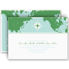 World of Romance - Aqua - Invitation