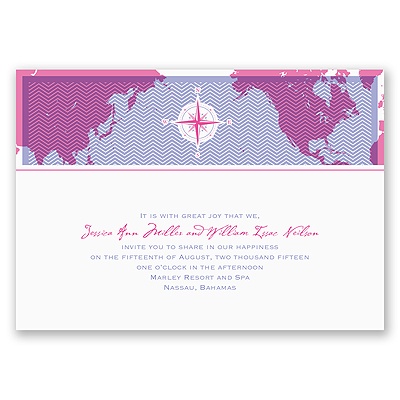 World of Romance - Orchid - Invitation