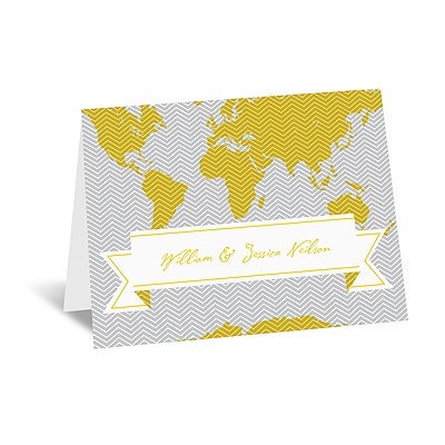 World of Romance - Sterling - Note Card and Envelope