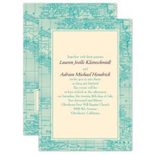 Classic Map - Invitation