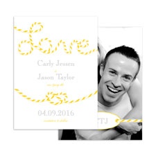 En-Twined in Love - Citrus - Save the Date Card