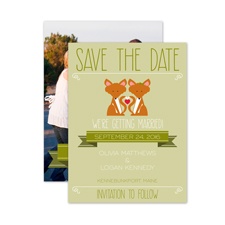 Foxy - Save the Date Card