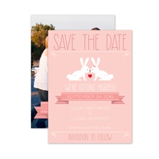 Hunny Bunny - Save the Date Card