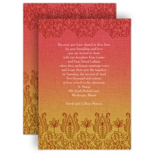Henna Floral - Tango - Invitation