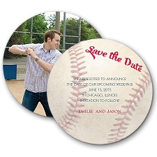 Love for Baseball - Save the Date Card