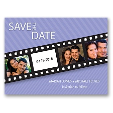 In Pictures - Orchid - Save the Date Card
