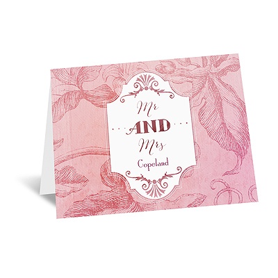 Antique Charm - Cotton Candy - Note Card and Envelope
