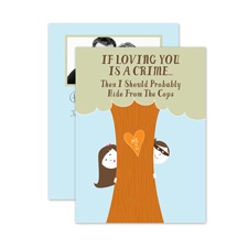 Partners in Crime - Save the Date Card
