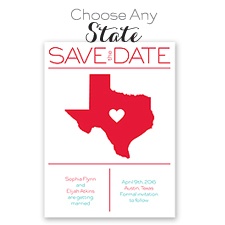 State Pride - Save the Date Card