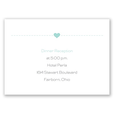 State Your Love - Reception Card