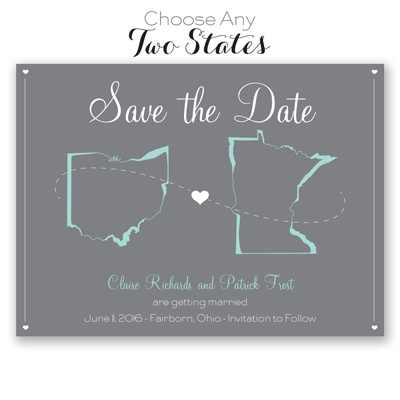 State Your Love - Save the Date Card
