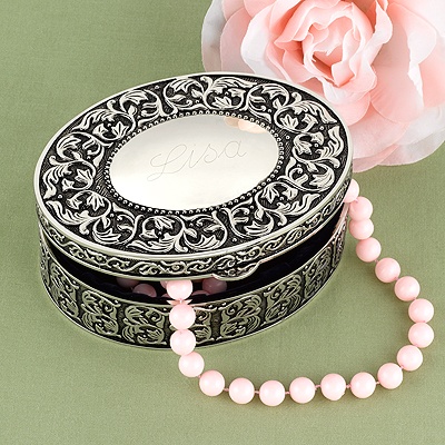 Oval Jewelry Box