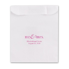 White Cake Bags - personalized
