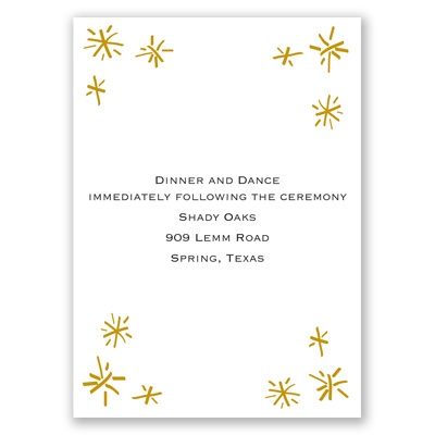 Star Struck - Reception Card