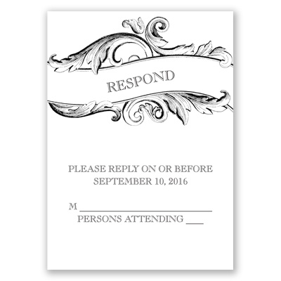 Simply Sweet - Response Card and Envelope