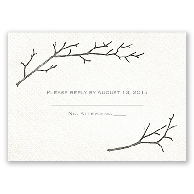Beneath the Branches - Response Card and Envelope