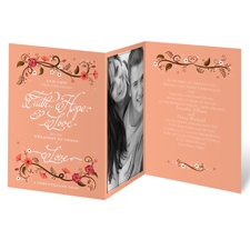 Flowering Faith - Corabell - Invitation