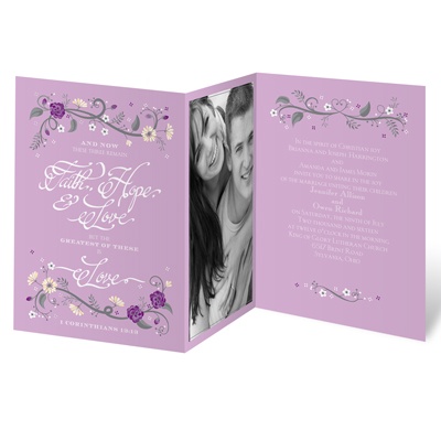Flowering Faith - Freesia - Invitation