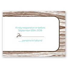 Gettin' Hitched - Response Card and Envelope