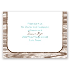 Gettin' Hitched - Reception Card
